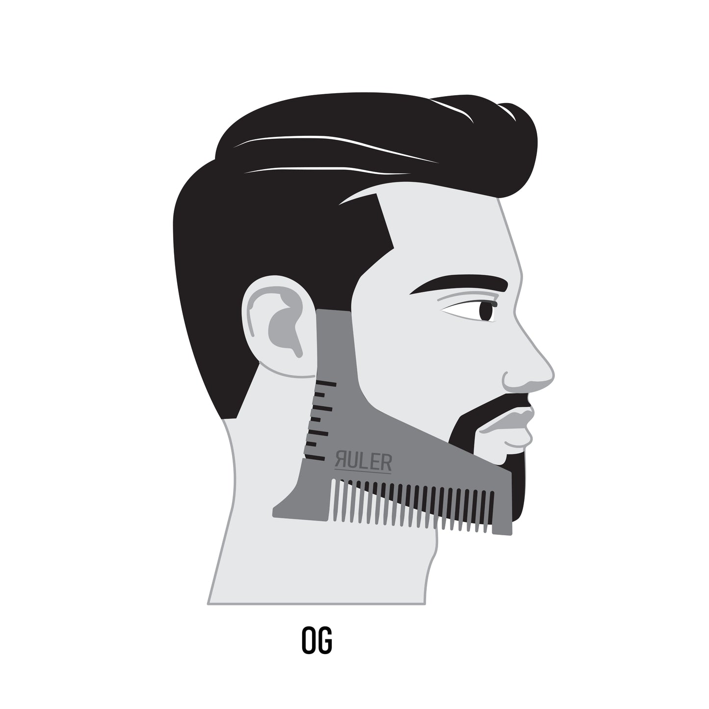 OG - Bamboo Beard Comb