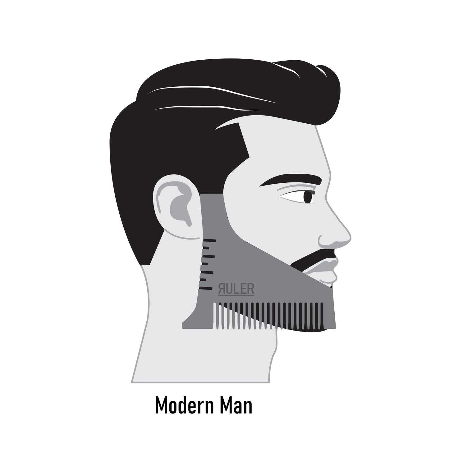 Modern Man - Bamboo Beard Comb