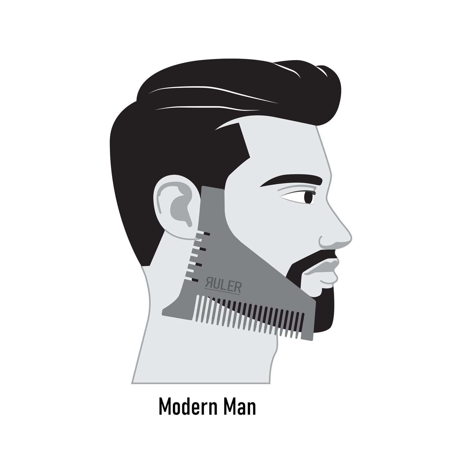 Modern Man - Bamboo Beard Comb